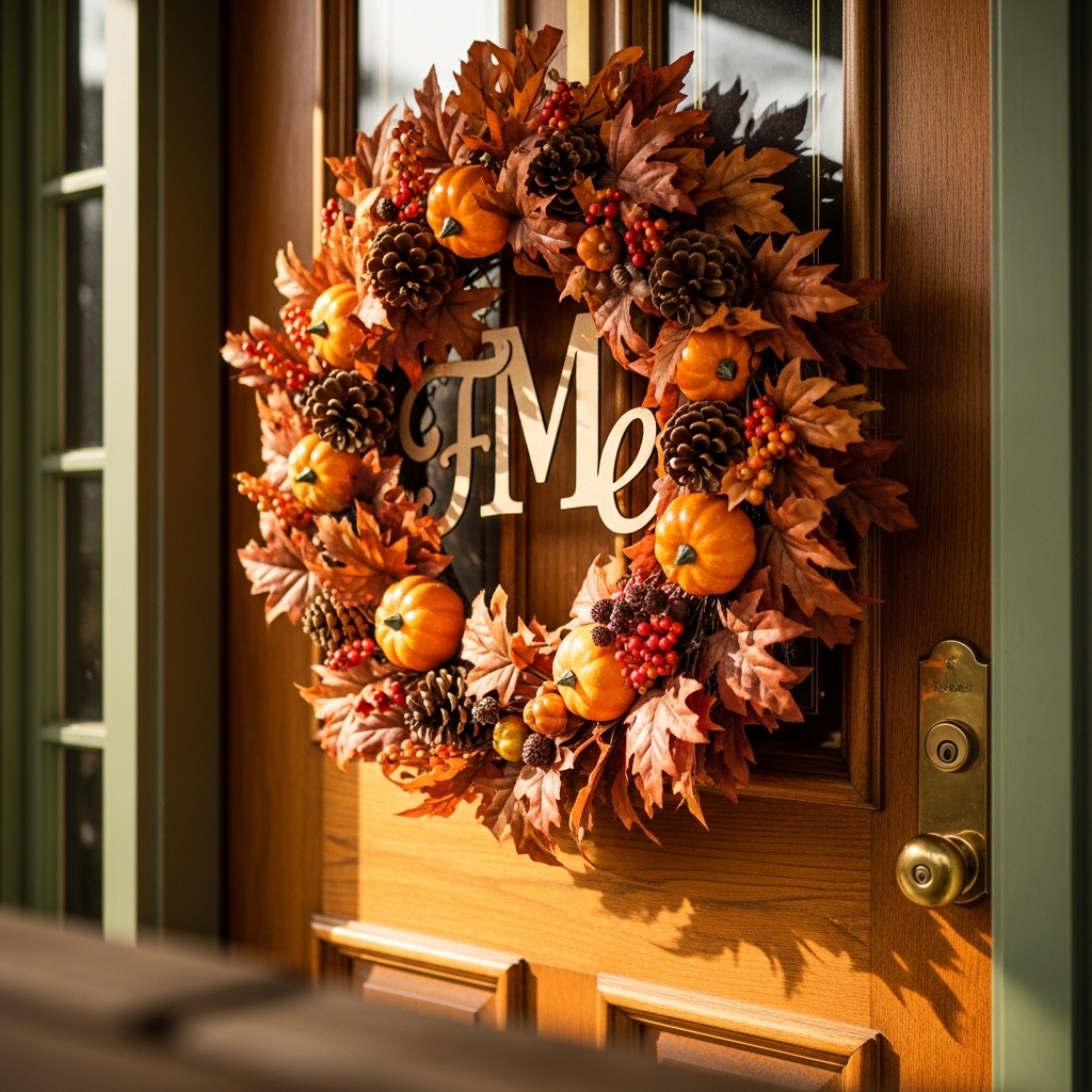 9. DIY Personalized Wreath