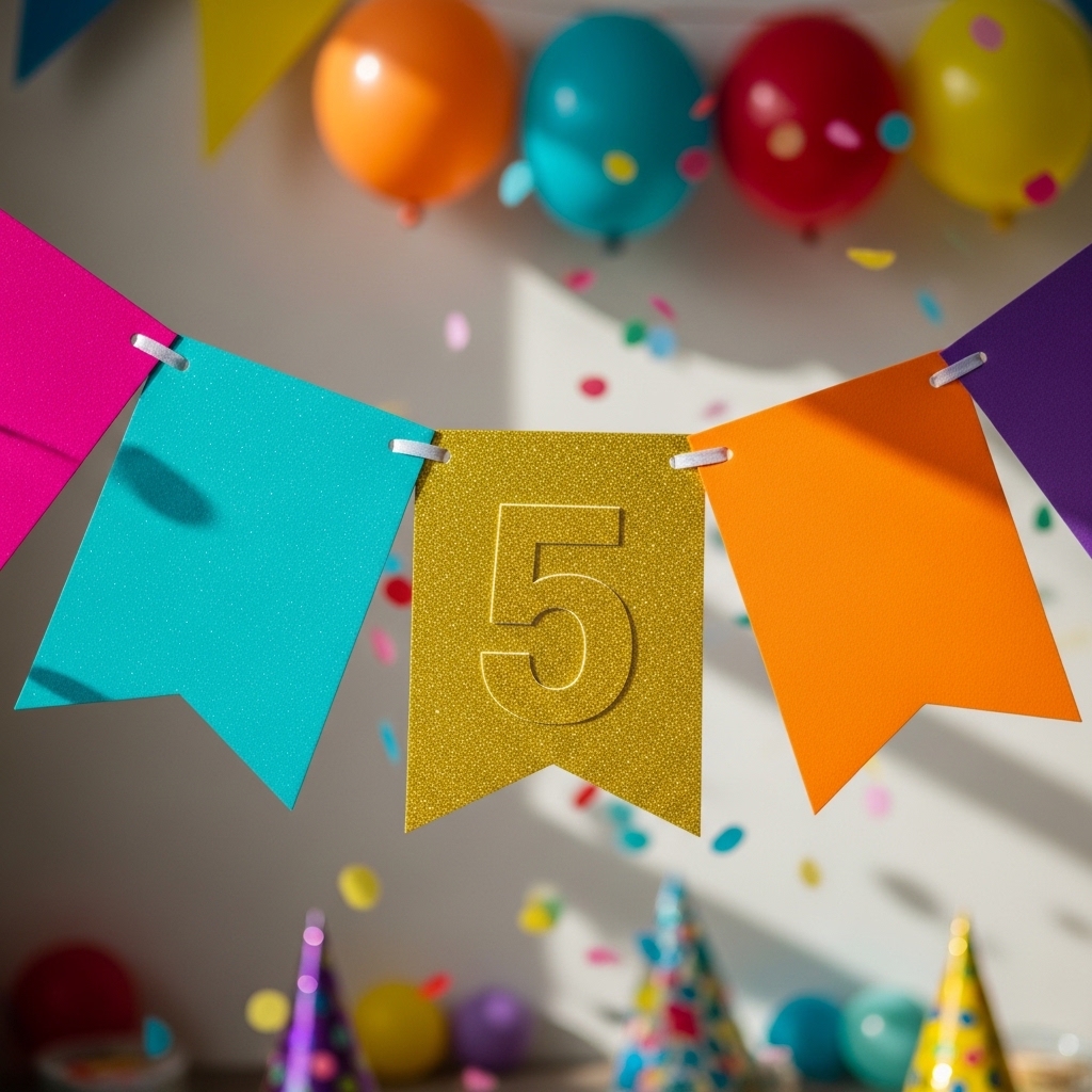 5. Number 5: Themed Banners