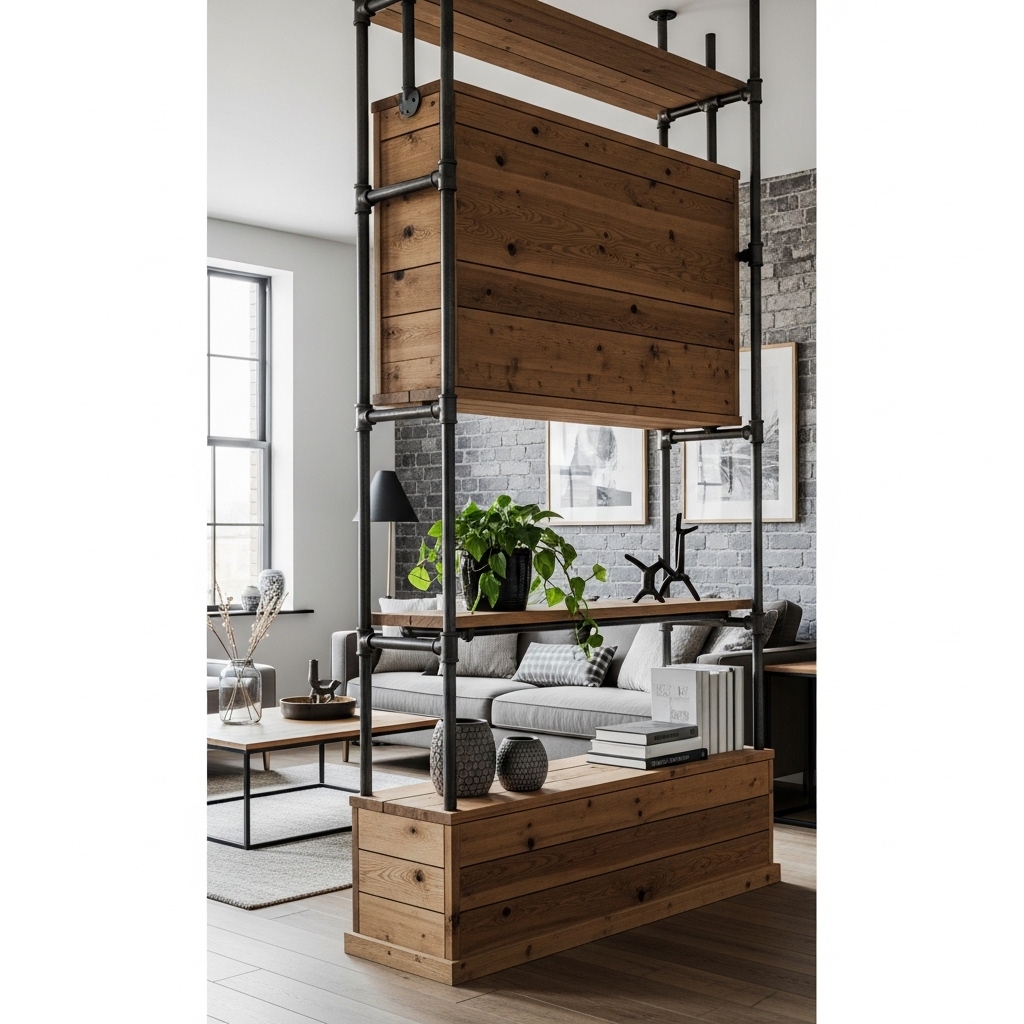 8. Industrial Pipe Partitions