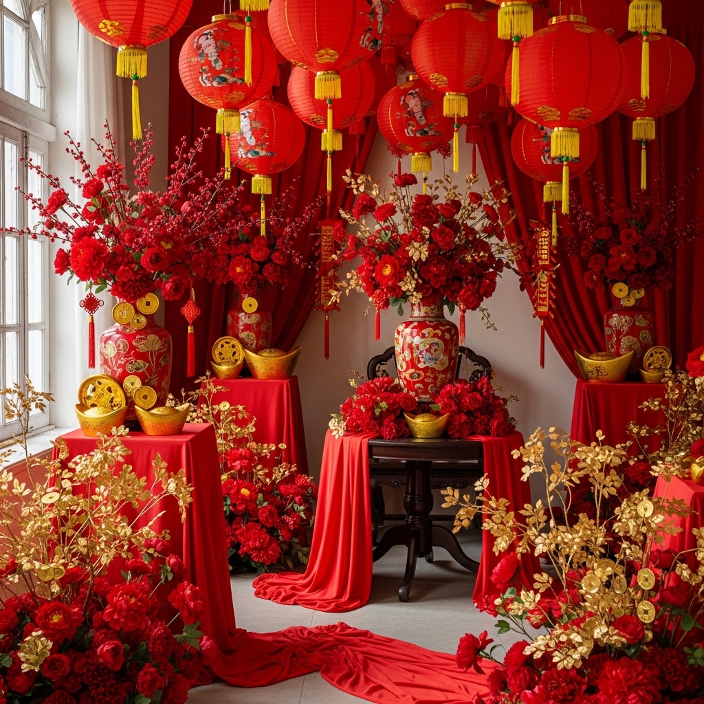 1. Red and Gold Color Schemes