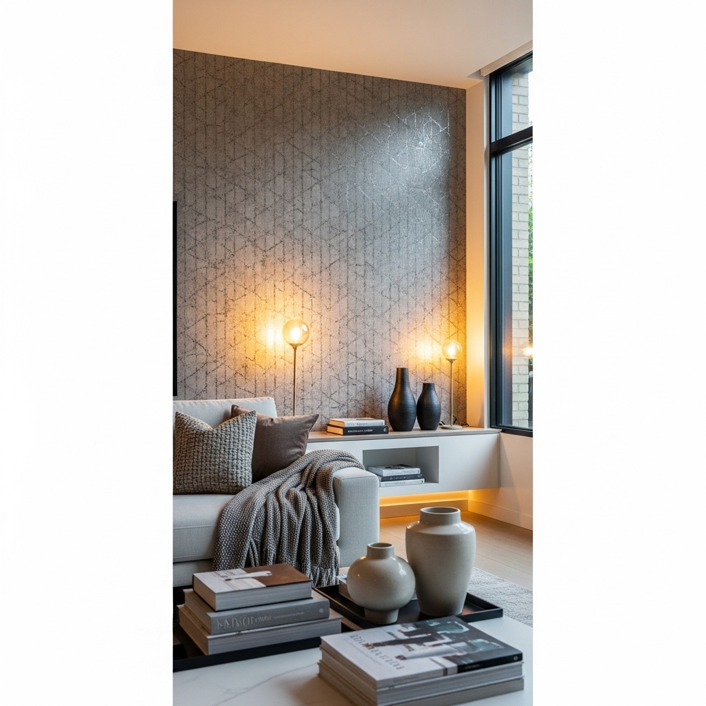 3. Textured Wallpaper