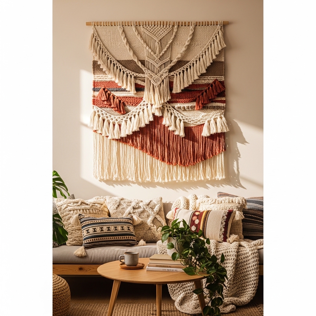 9. Textured Wall Hangings