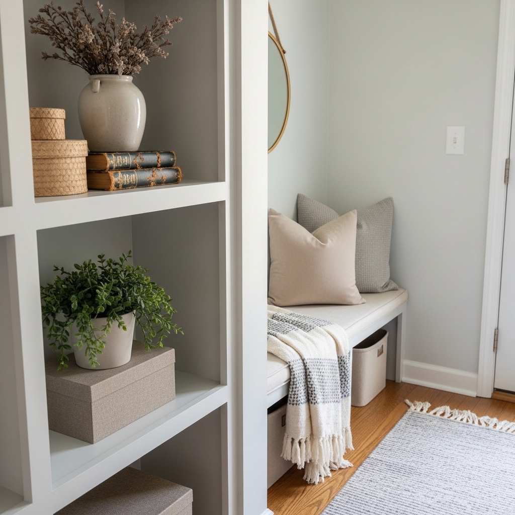 9. Create a Functional Entryway Nook