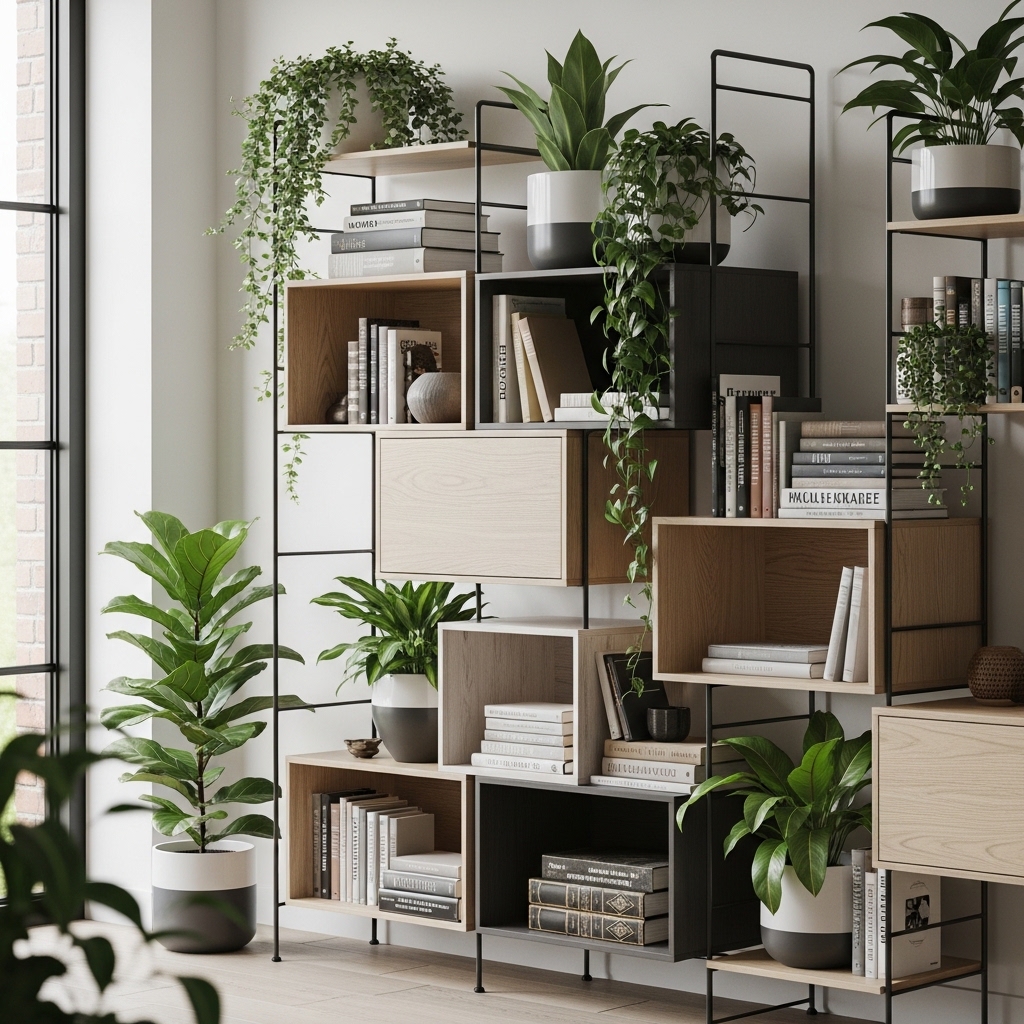 2. Modular Shelving Units