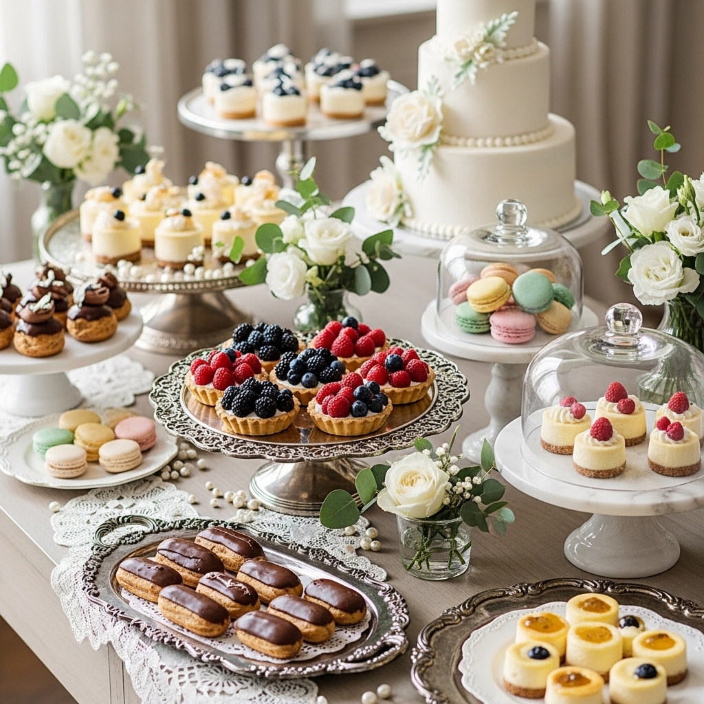 6. Gourmet Dessert Table