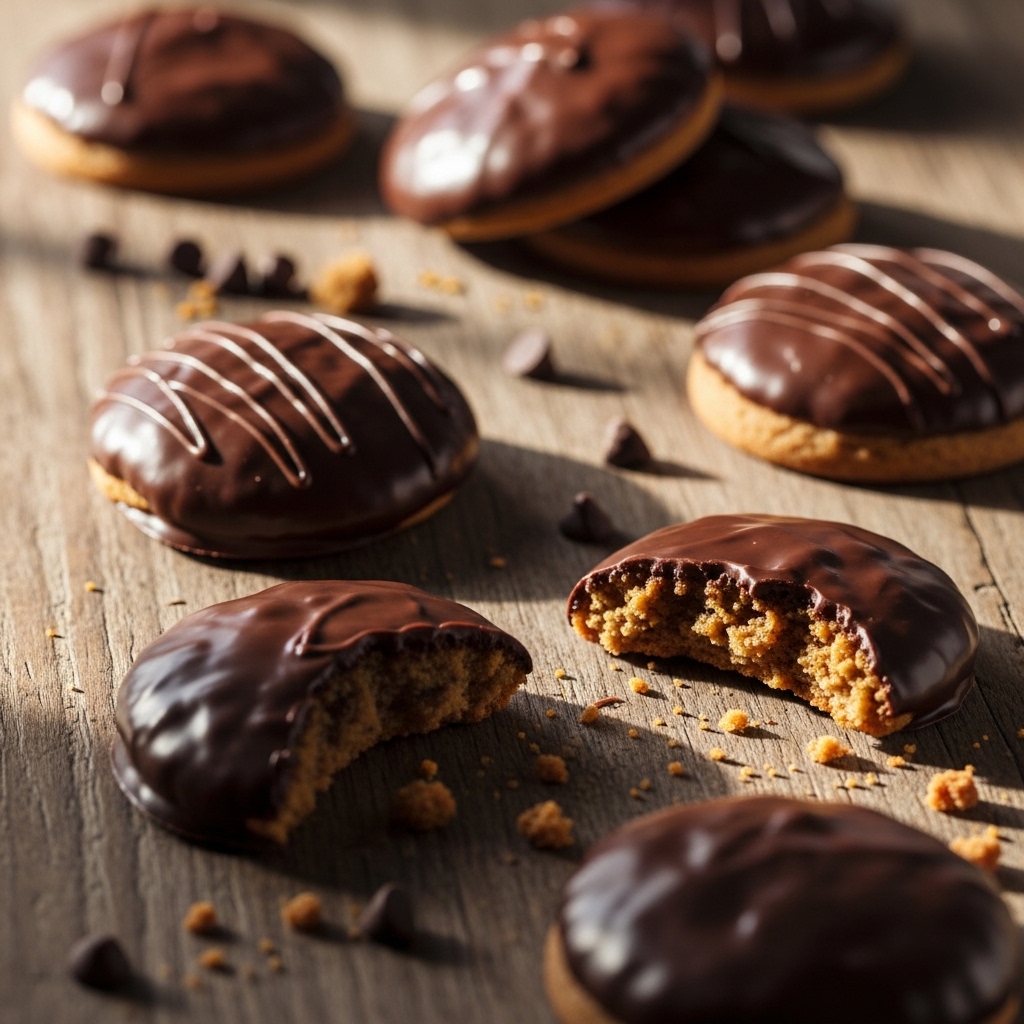 9. Classic Chocolate-Dipped Cookies