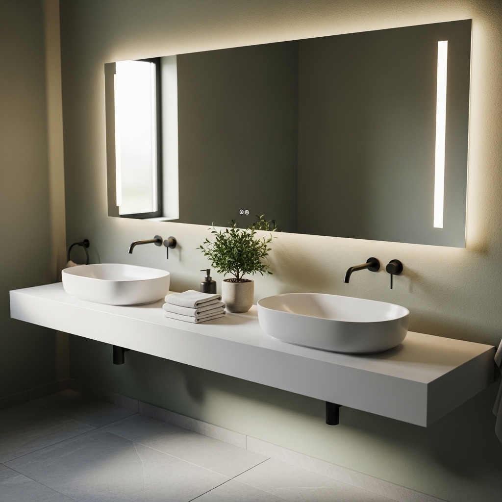8. Bathroom Mirrors