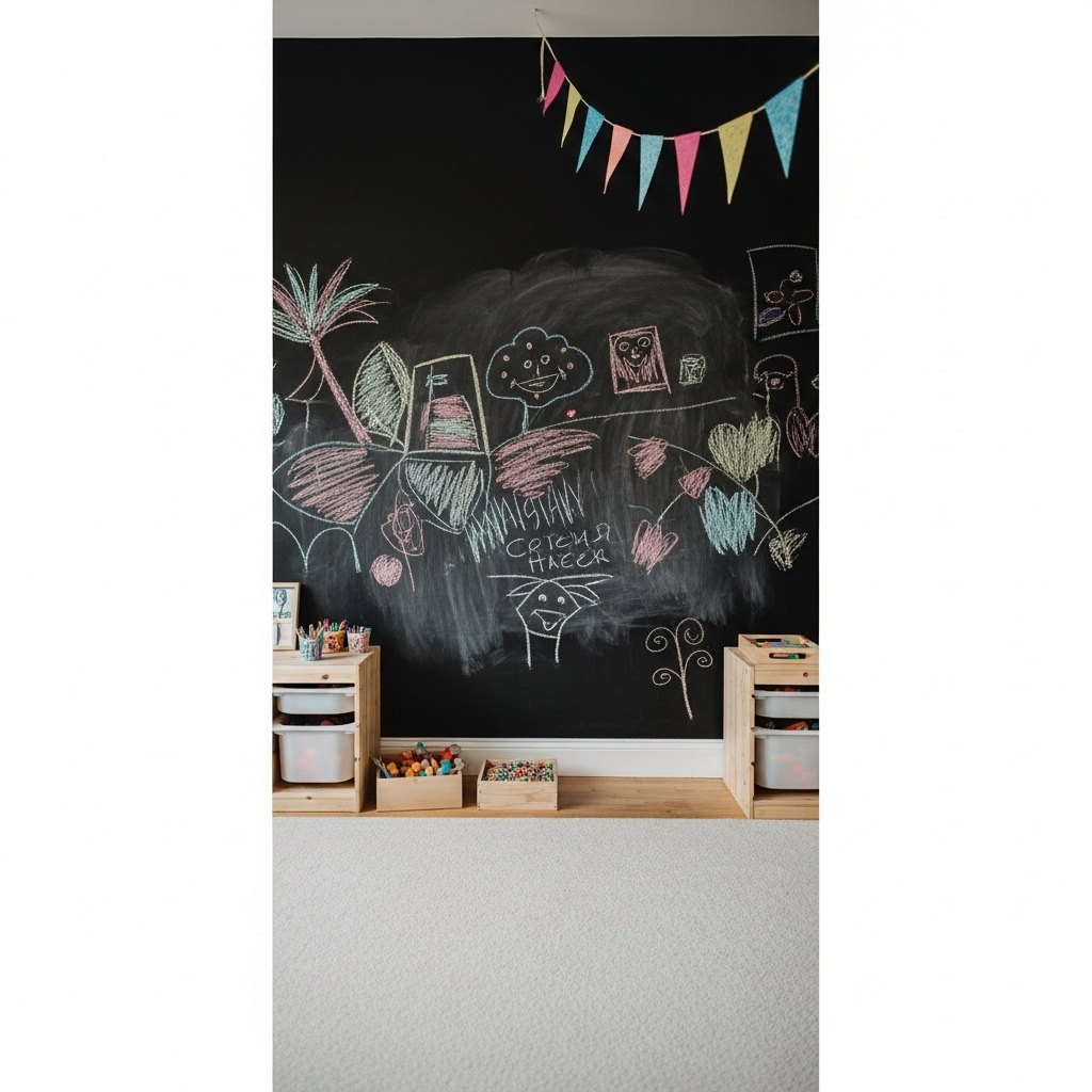 4. Chalkboard Walls