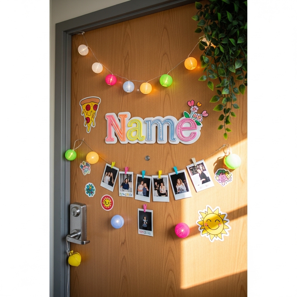 10. Personalized Door Decor