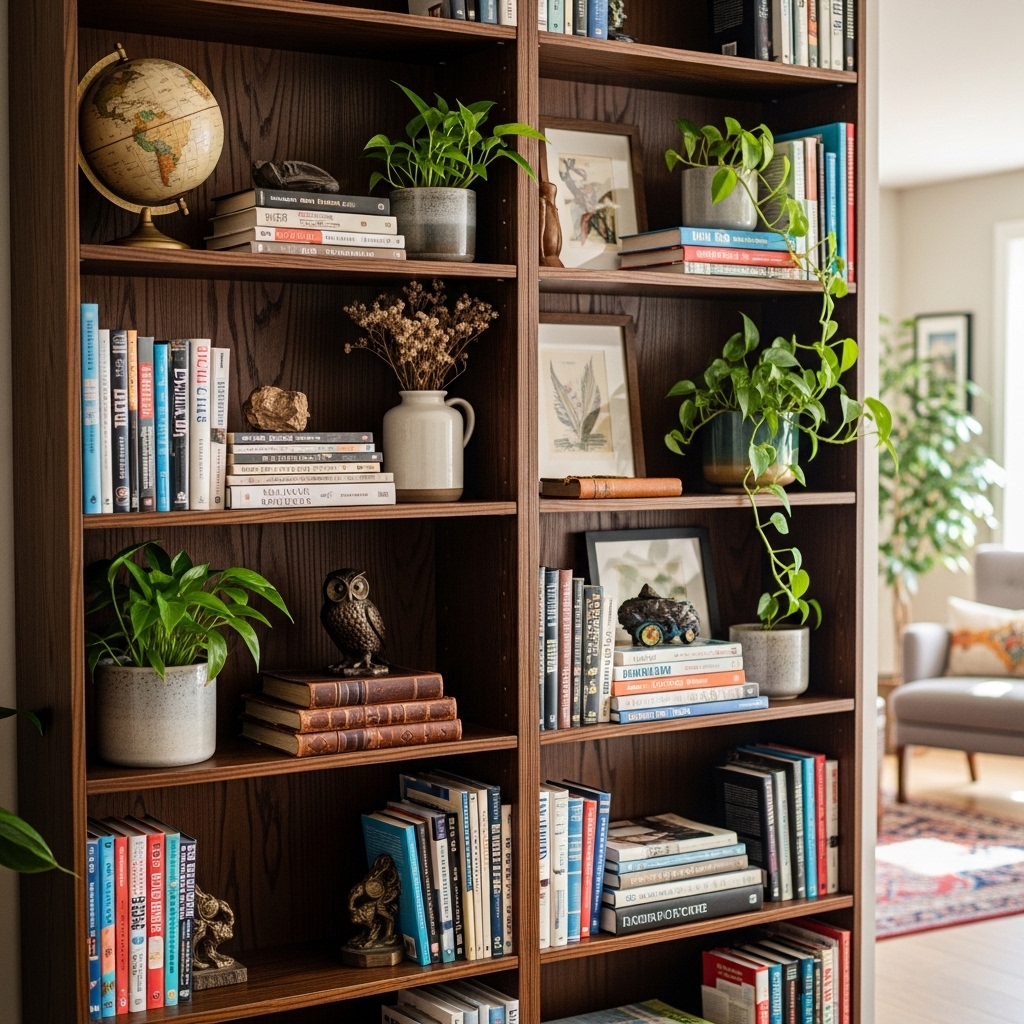 6. Bookshelves