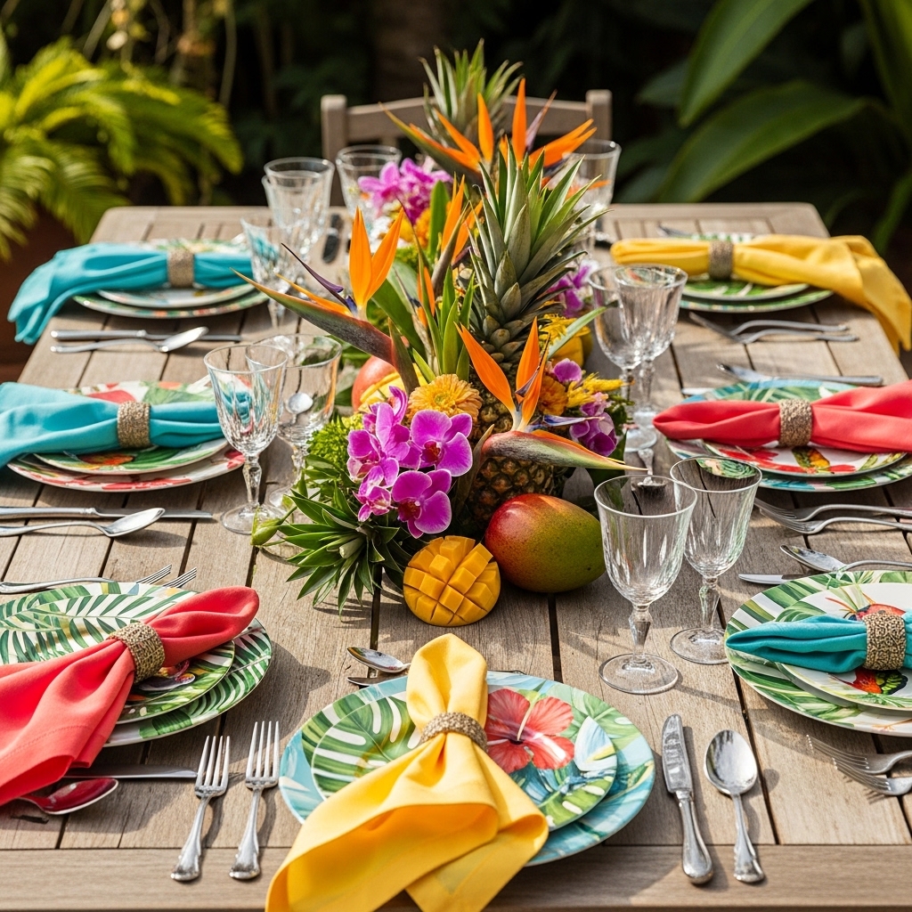 2. Colorful Tableware