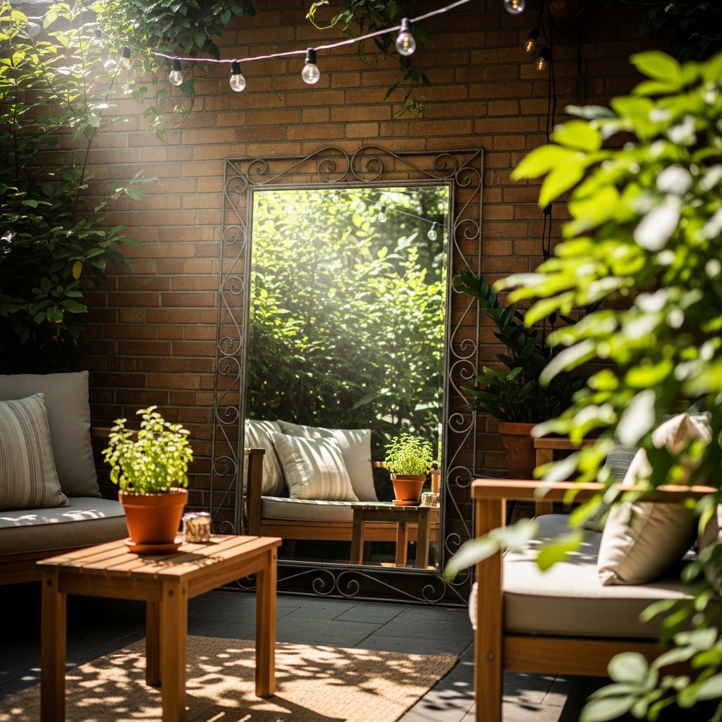 9. Mirrors for Outdoor Spaces