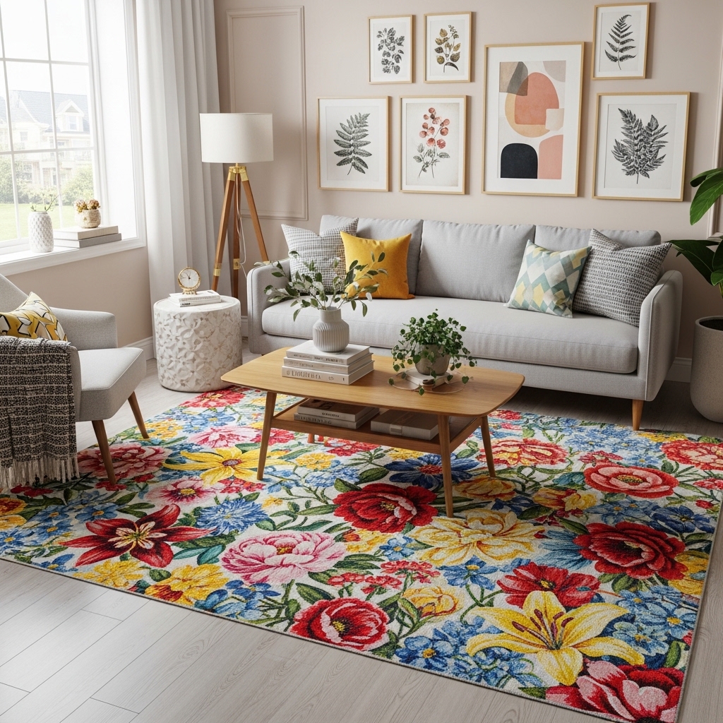 9. Colorful Area Rugs