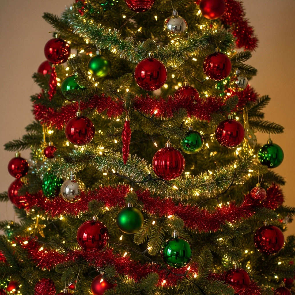 5. Classic Red and Green