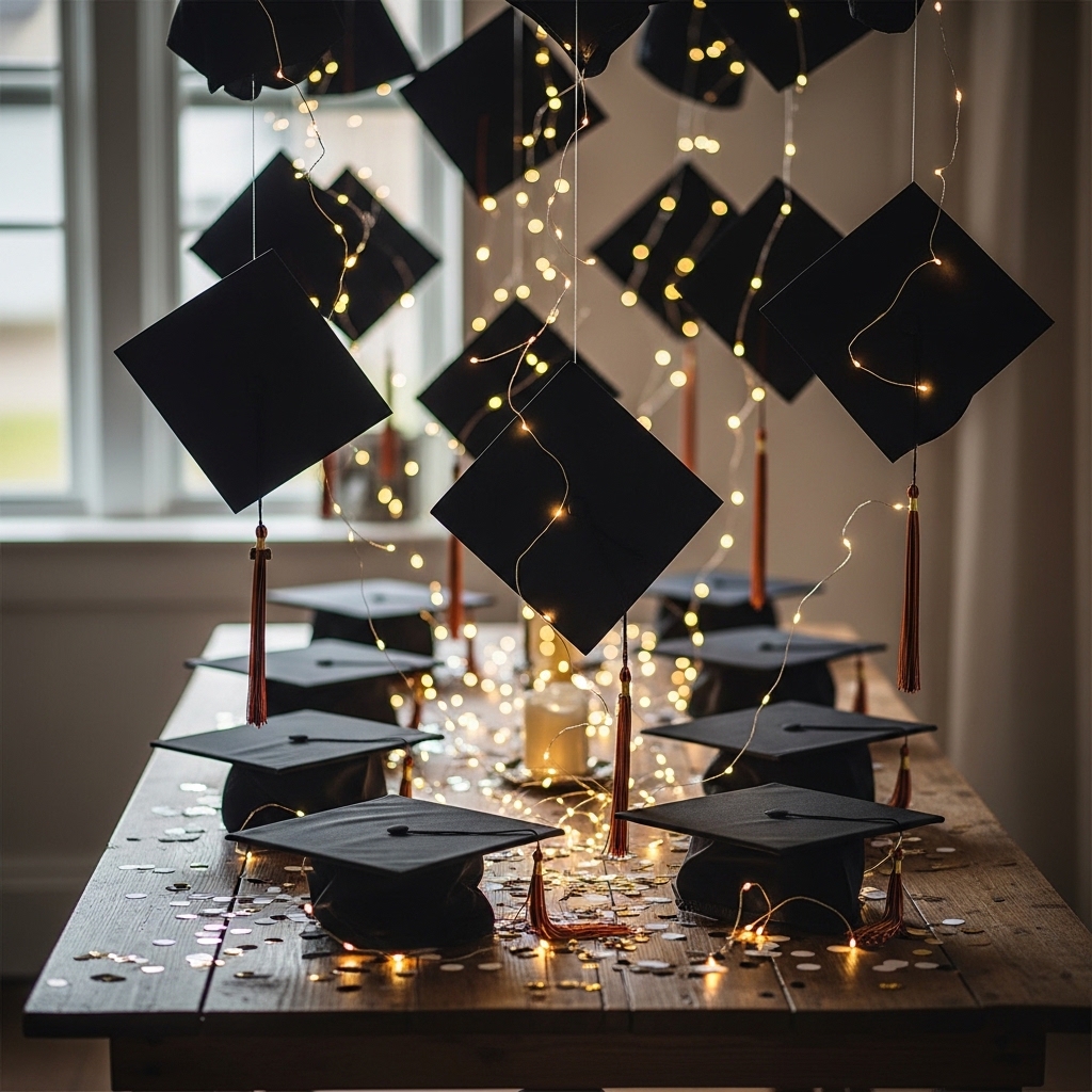 4. Graduation Cap Decor