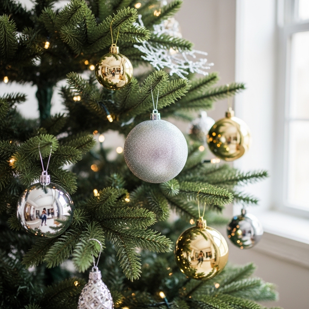 1. Sleek Metallic Accents