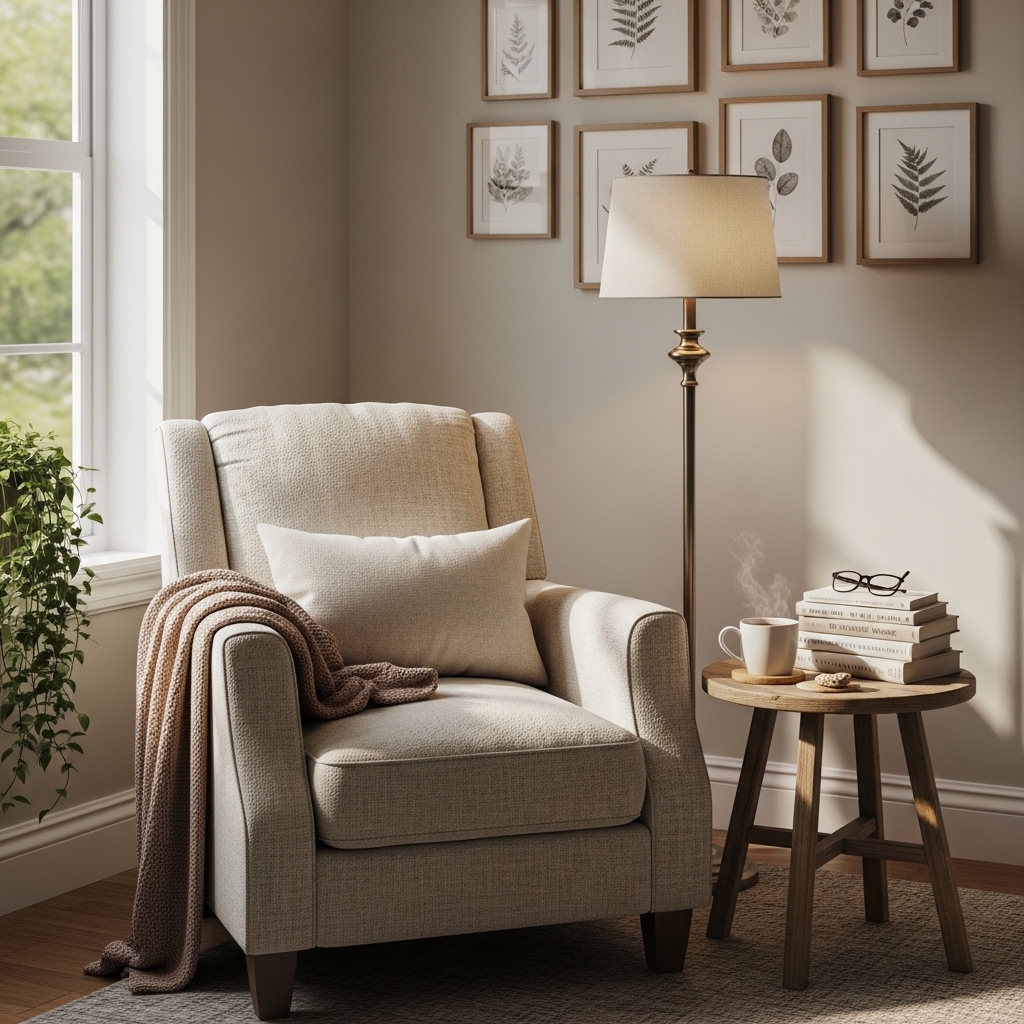 6. Set Up a Cozy Reading Nook