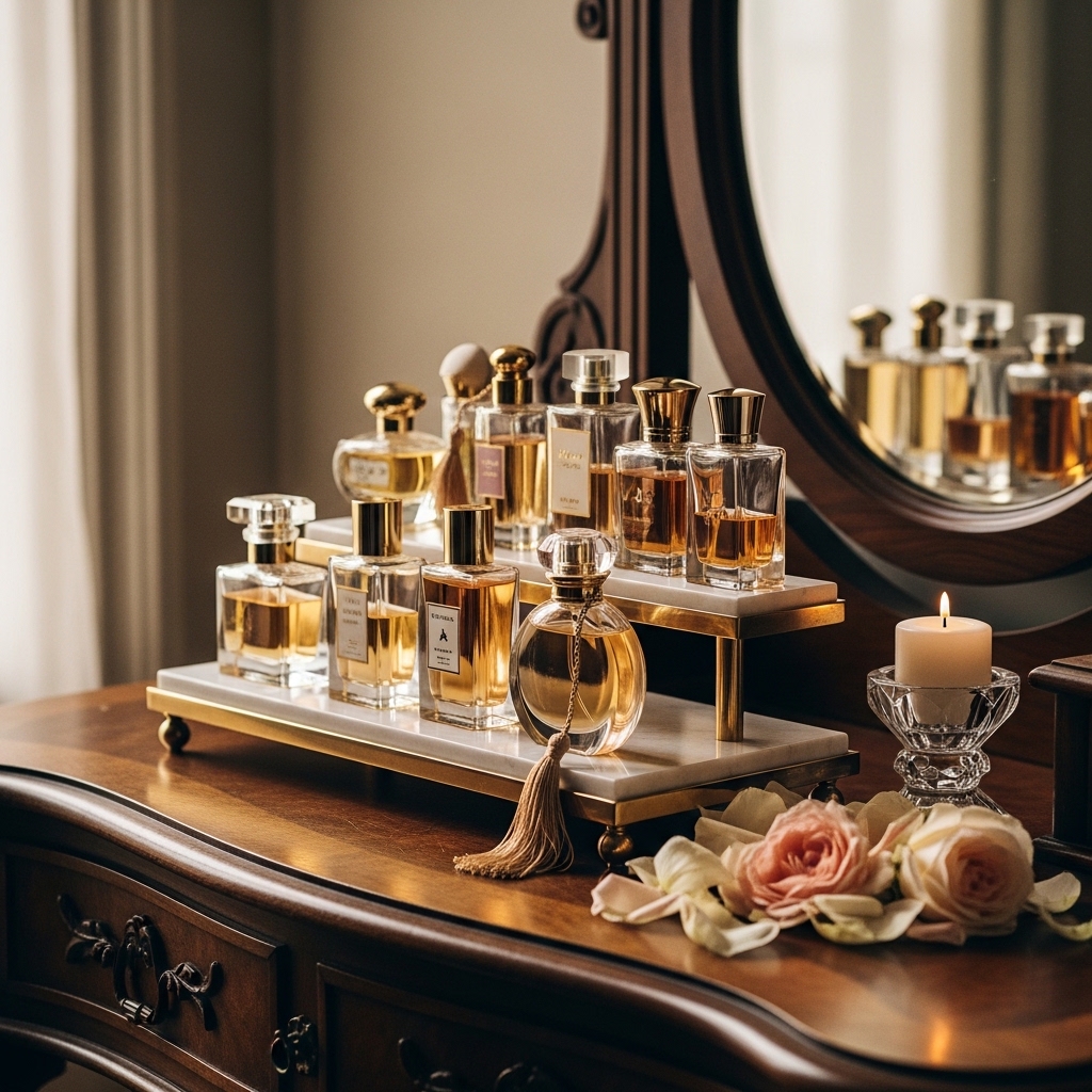 8. Perfume Display Stand