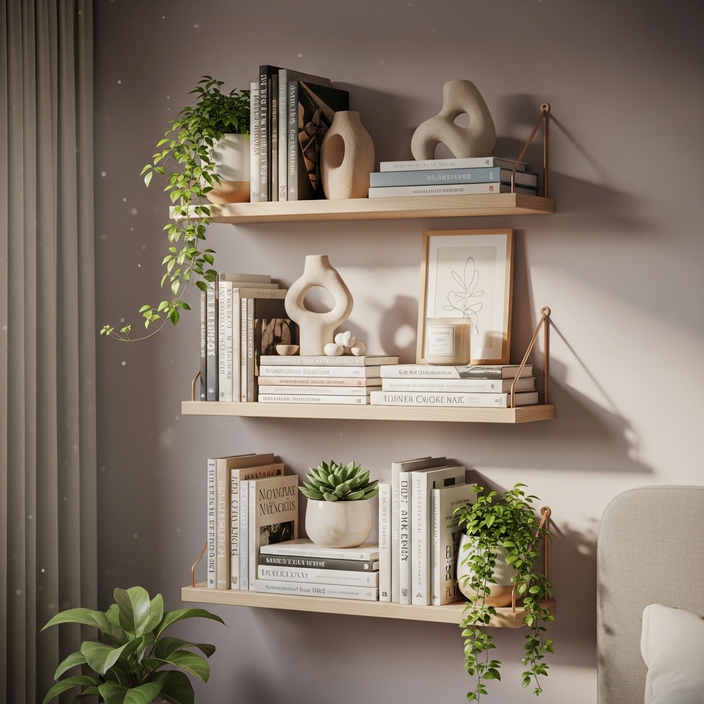 8. Wall Shelves