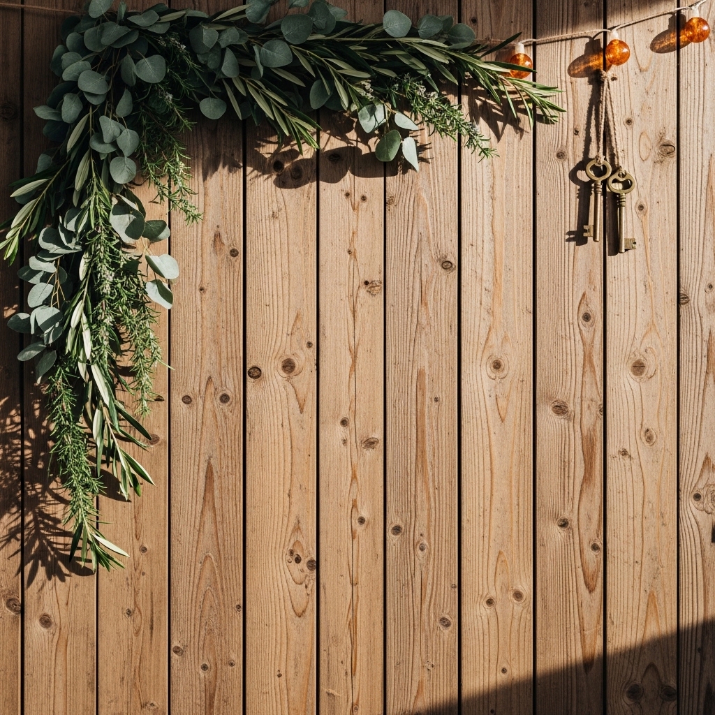 8. Rustic Wooden Backdrops