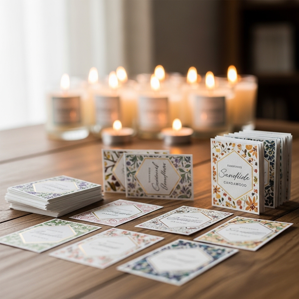 10. Personalized Candle Labels