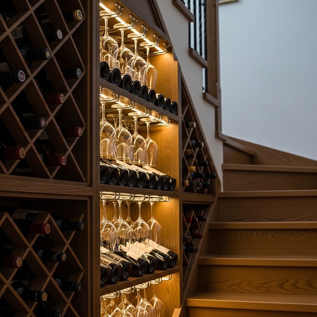 7. Decorative Wine Rack
