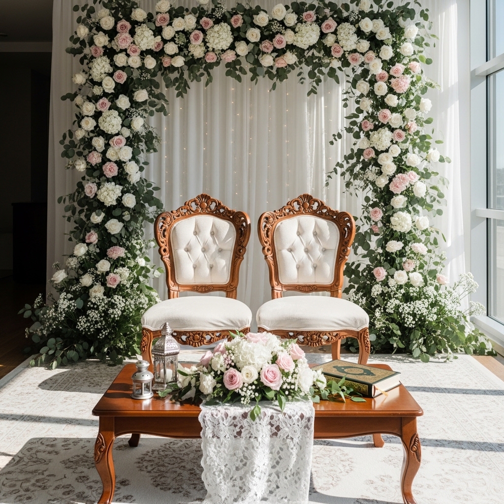 2. Nikah Ceremony Decor