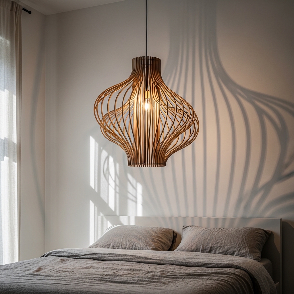 9. Sculptural Lighting Fixtures