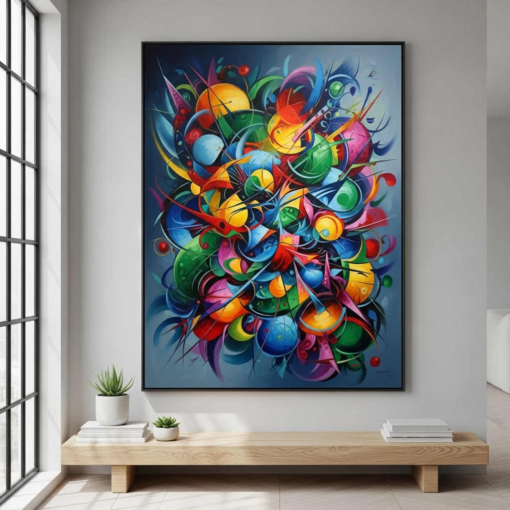 1. Abstract Canvas Art