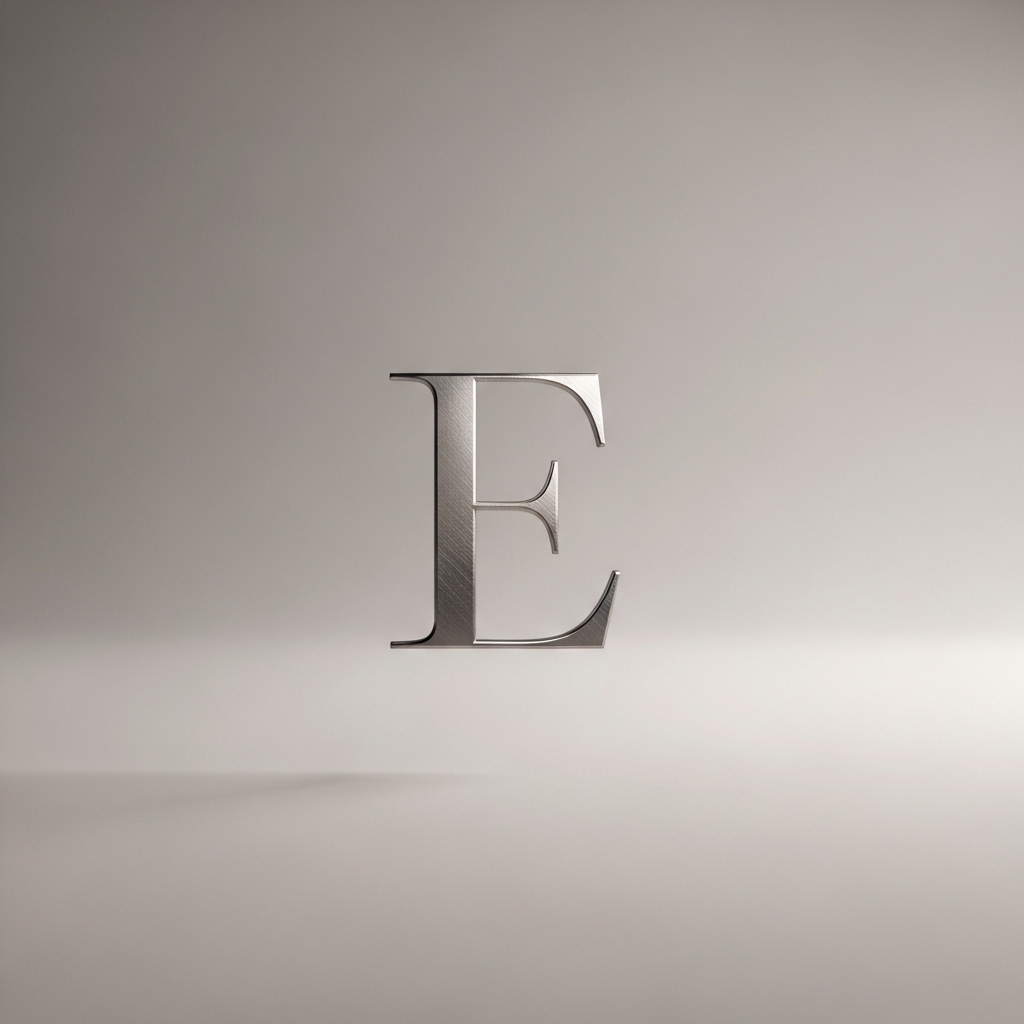 5. E - Elegant Typography