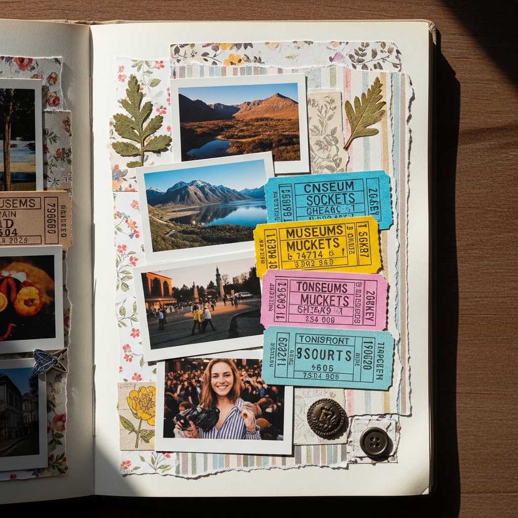 6. Scrapbook Style Collages