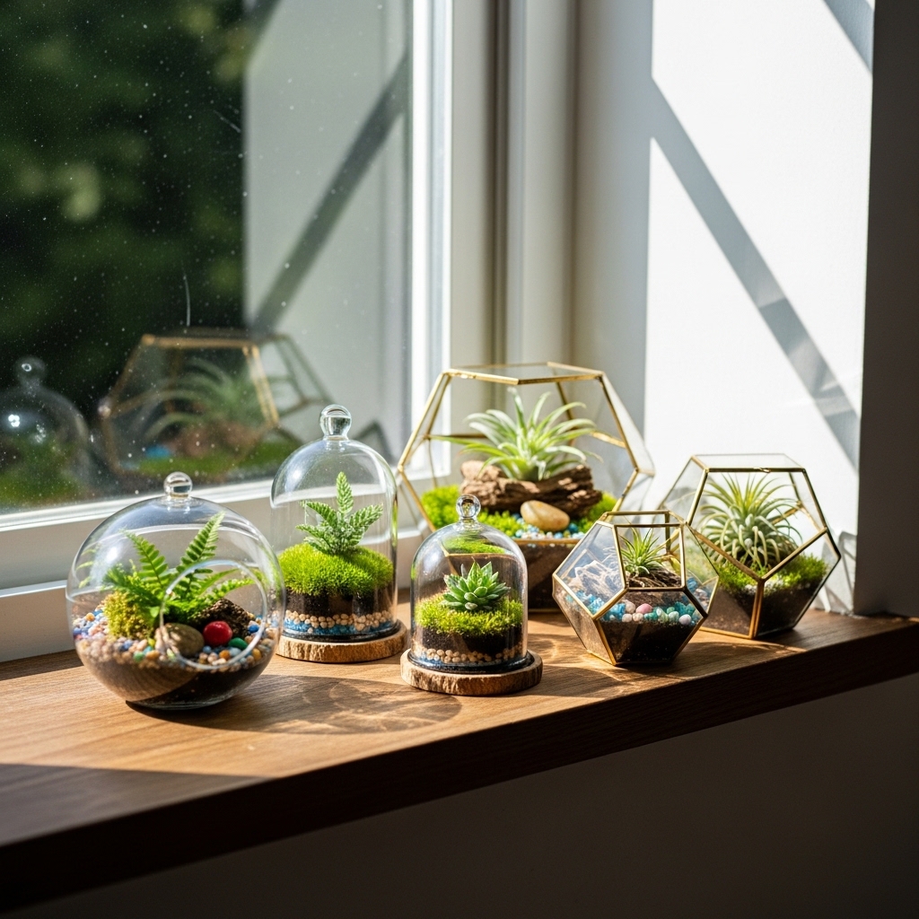 4. Miniature Terrariums