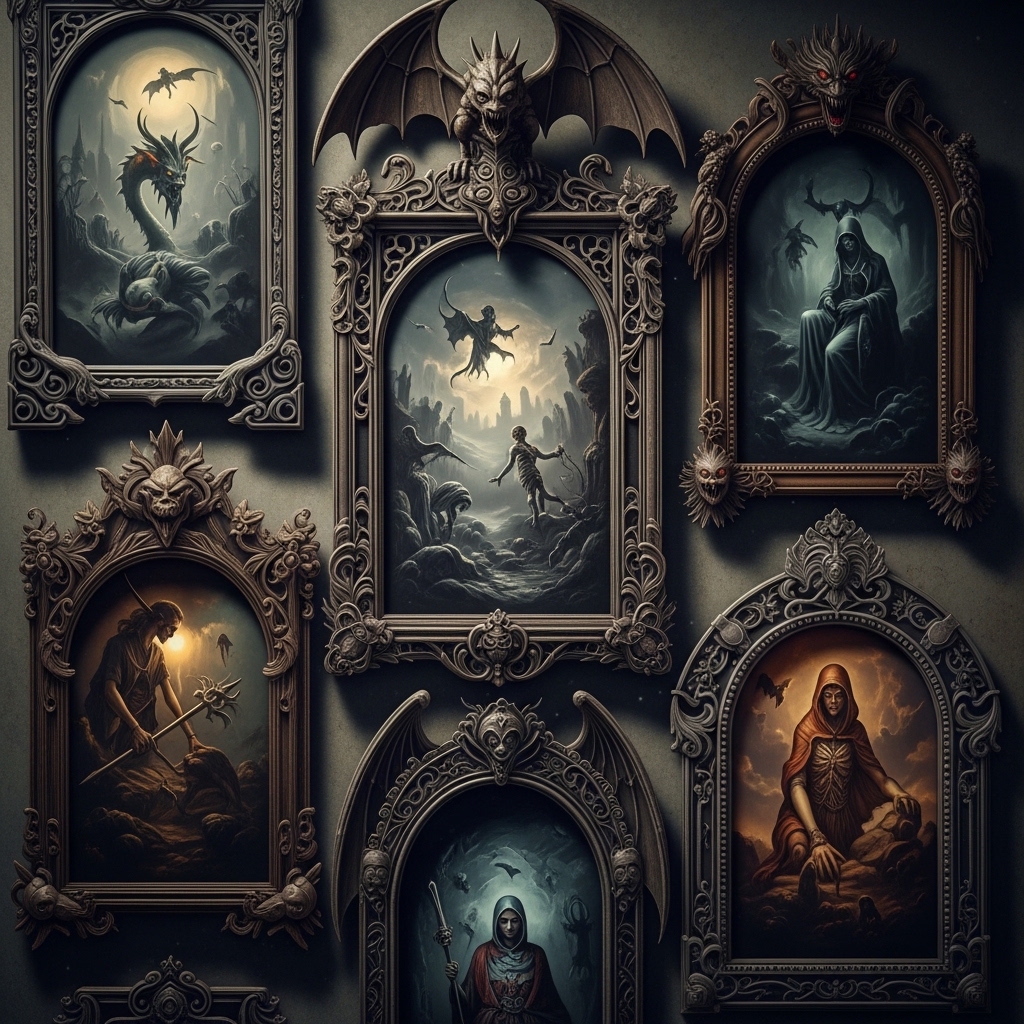 3. Gothic Wall Art