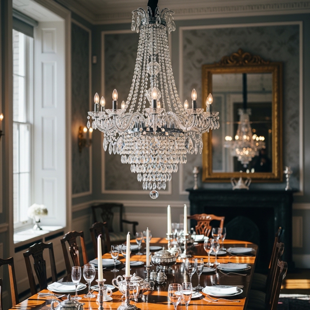 1. Crystal Chandeliers