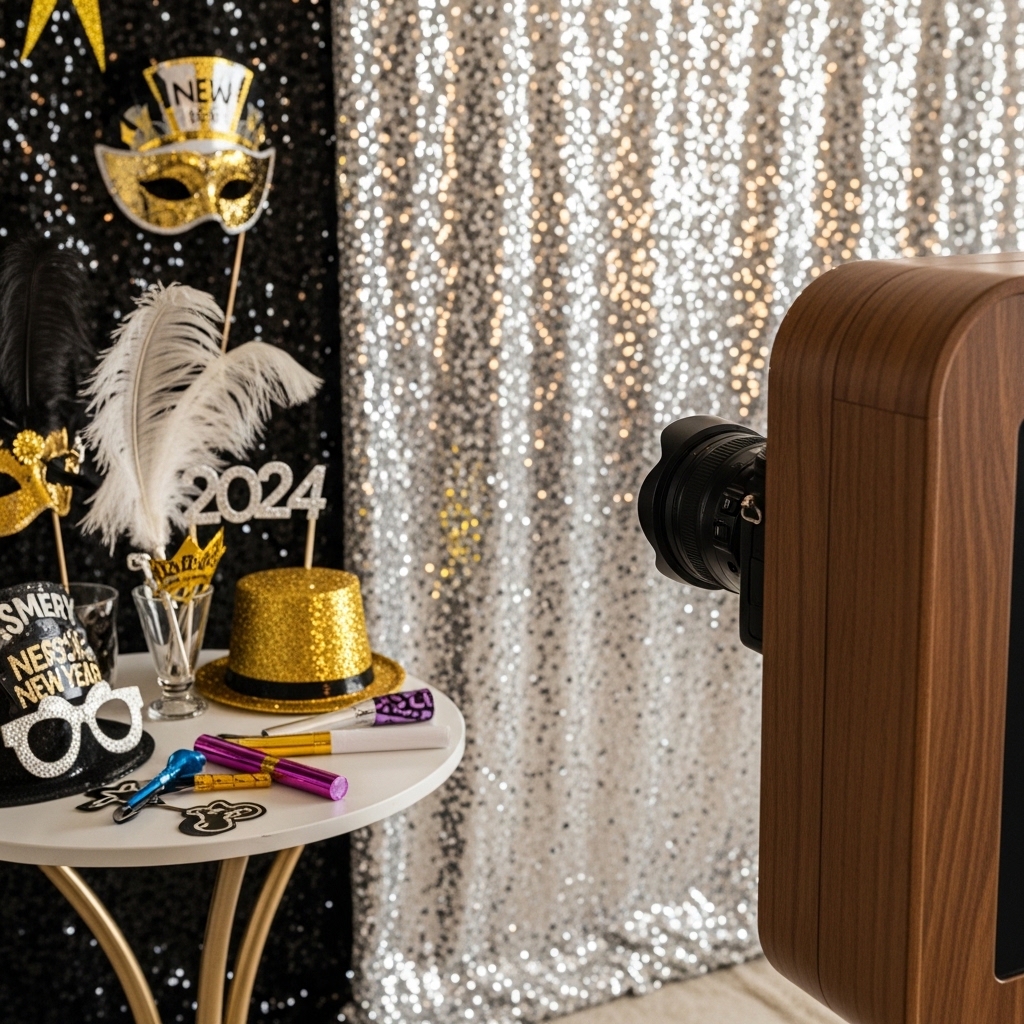 5. Chic Photo Booth Backdrop