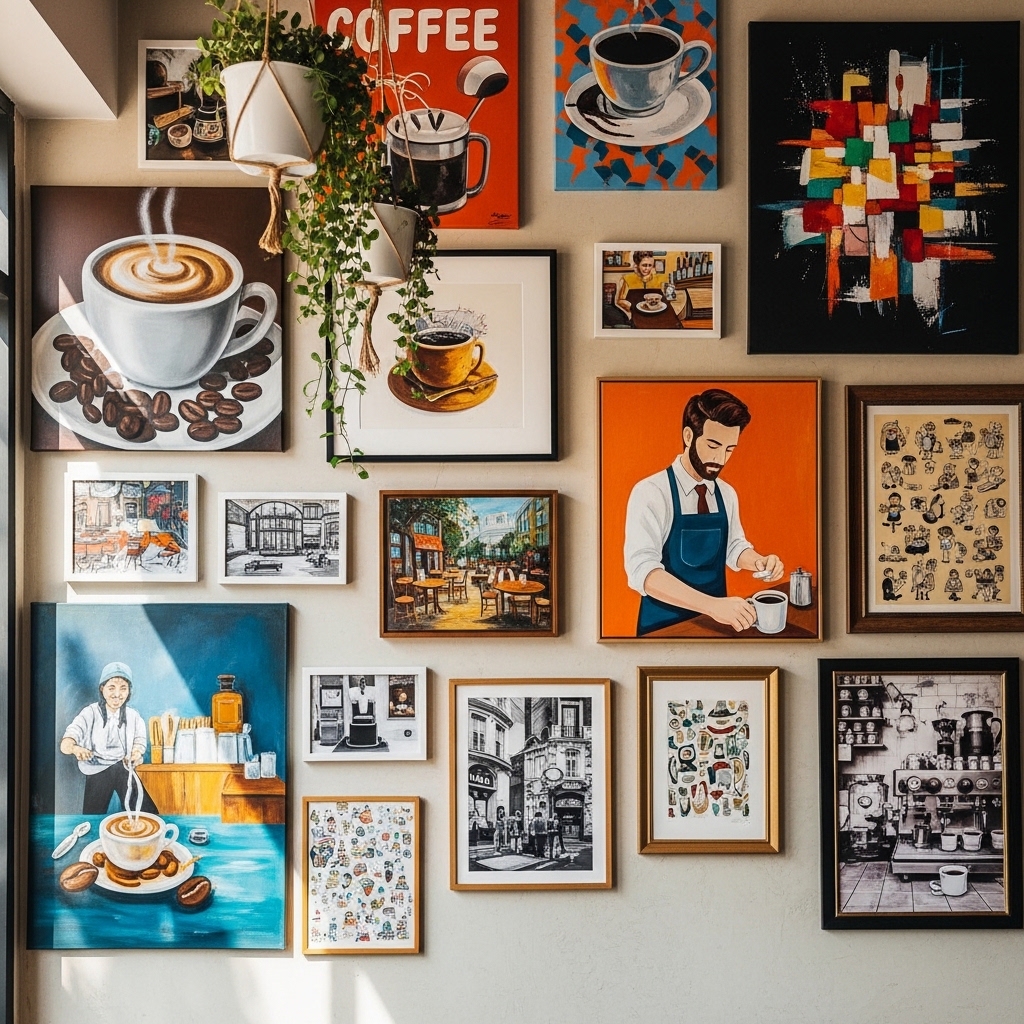 3. Wall Art and Murals