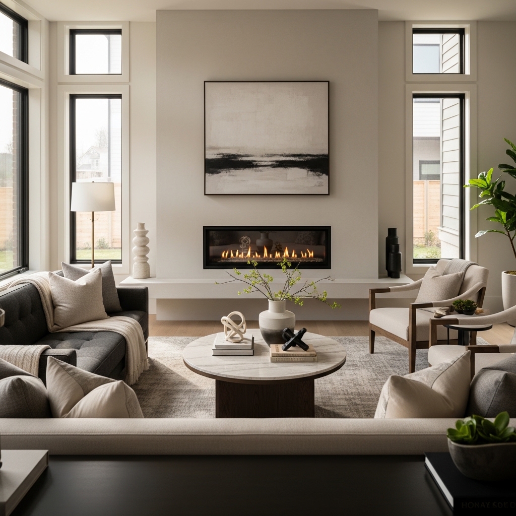 7. Elegant Fireplaces