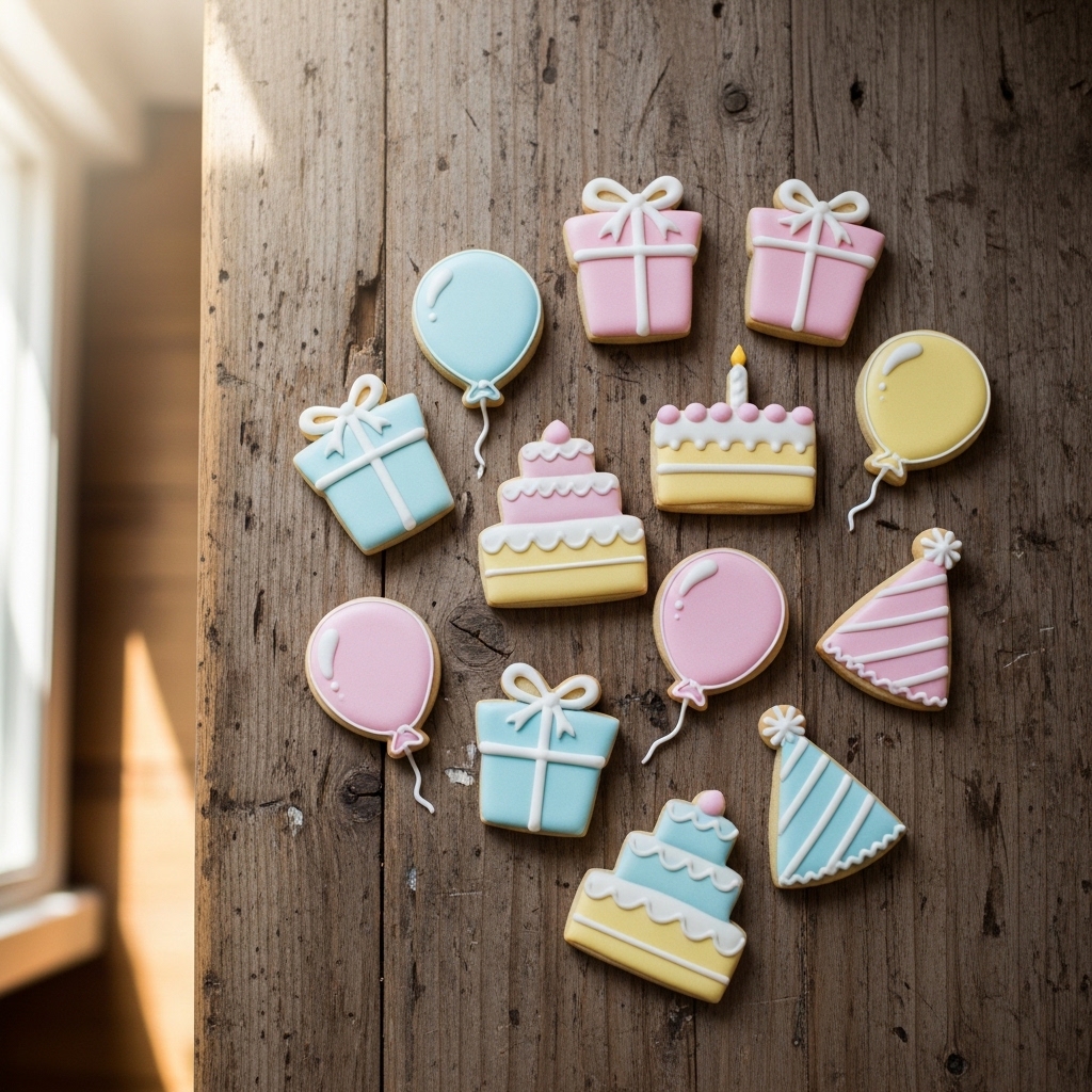 3. Themed Birthday Cookies
