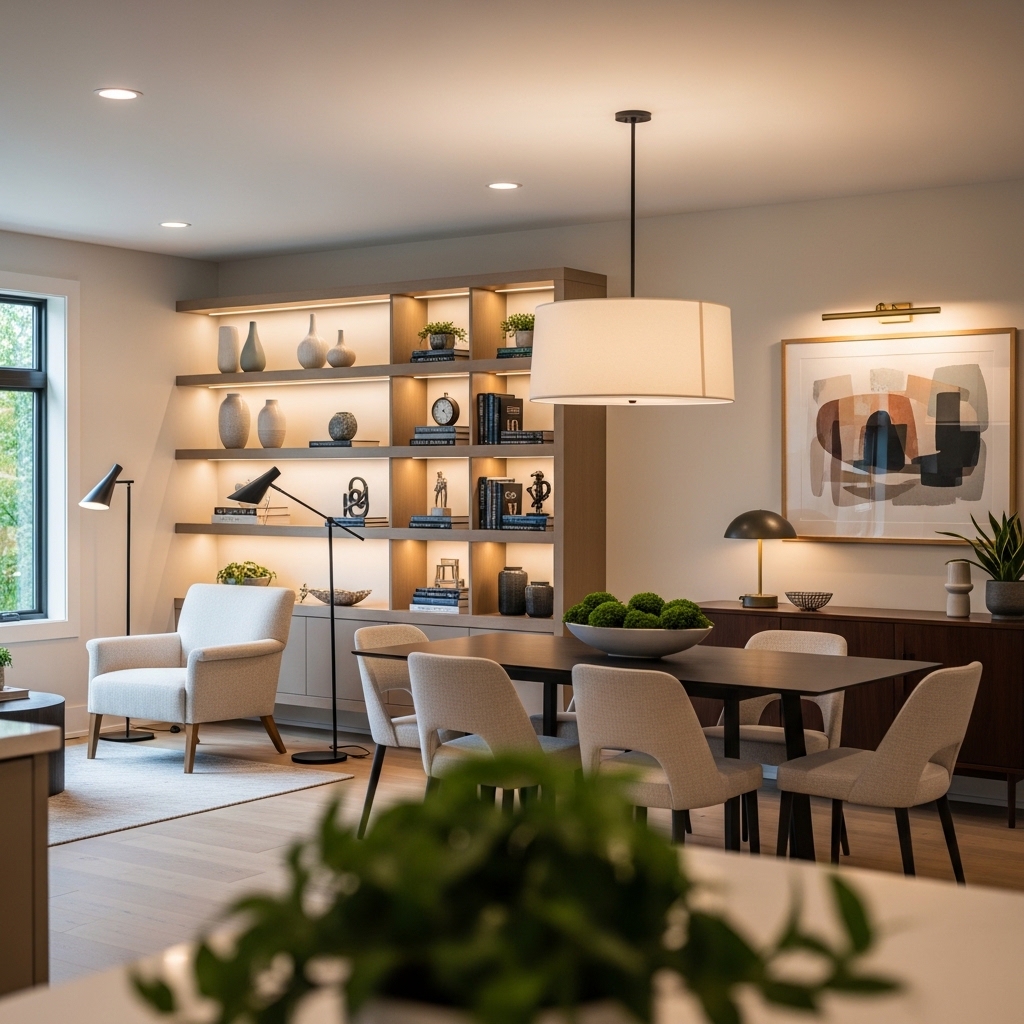 5. Layer Lighting for Ambiance