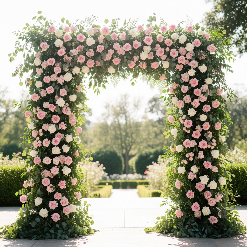 1. Elegant Floral Arches