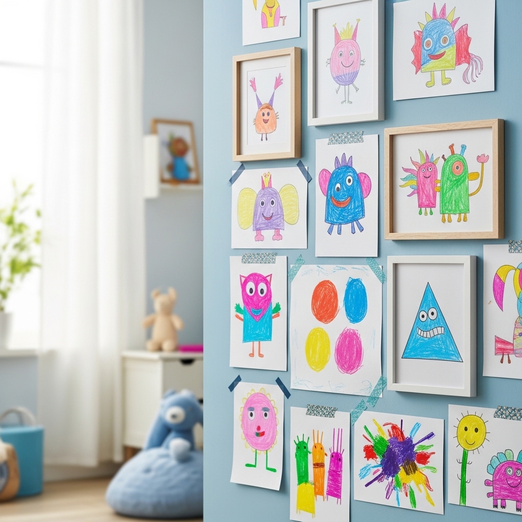 8. Colorful Children’s Art