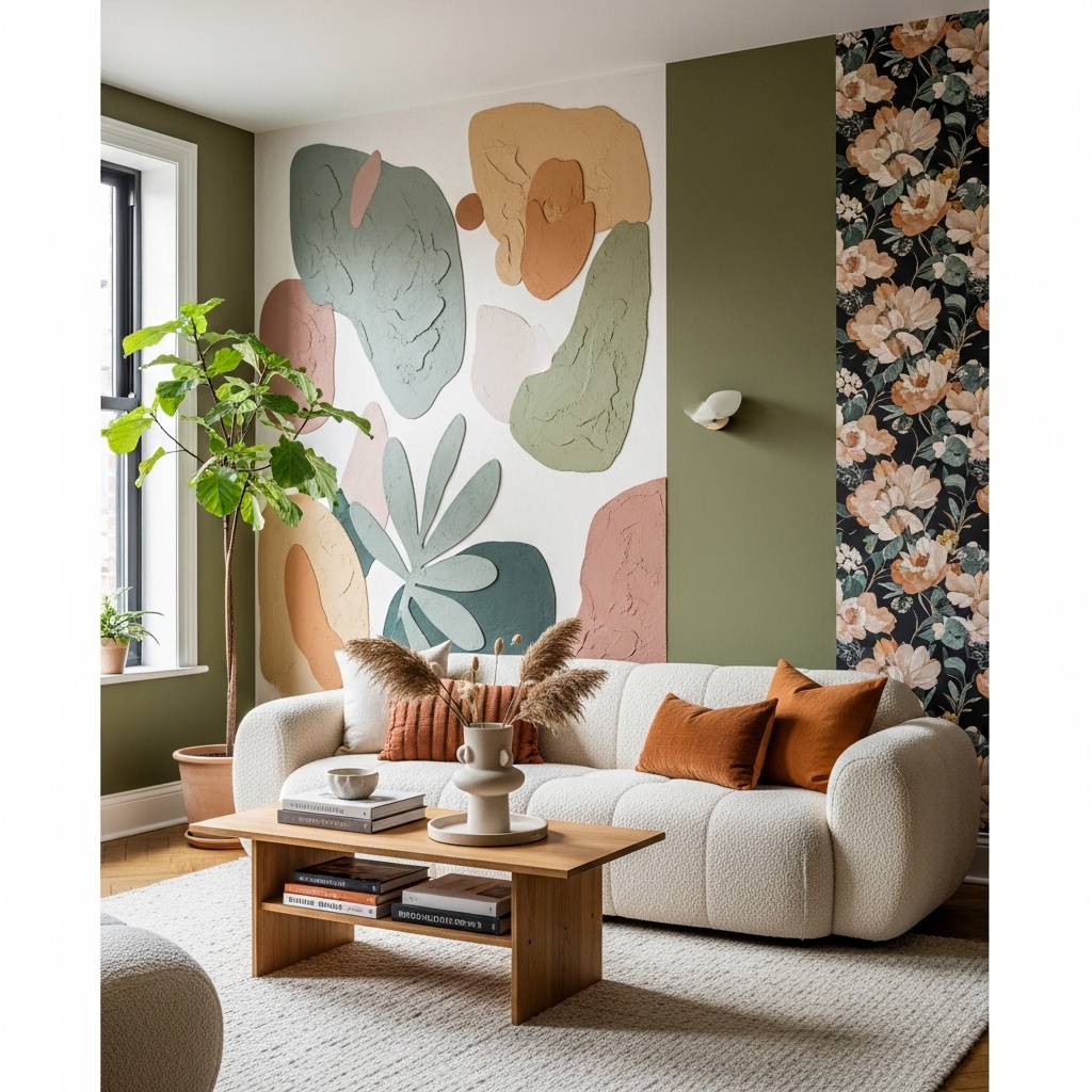 9. Artistic Wall Treatments