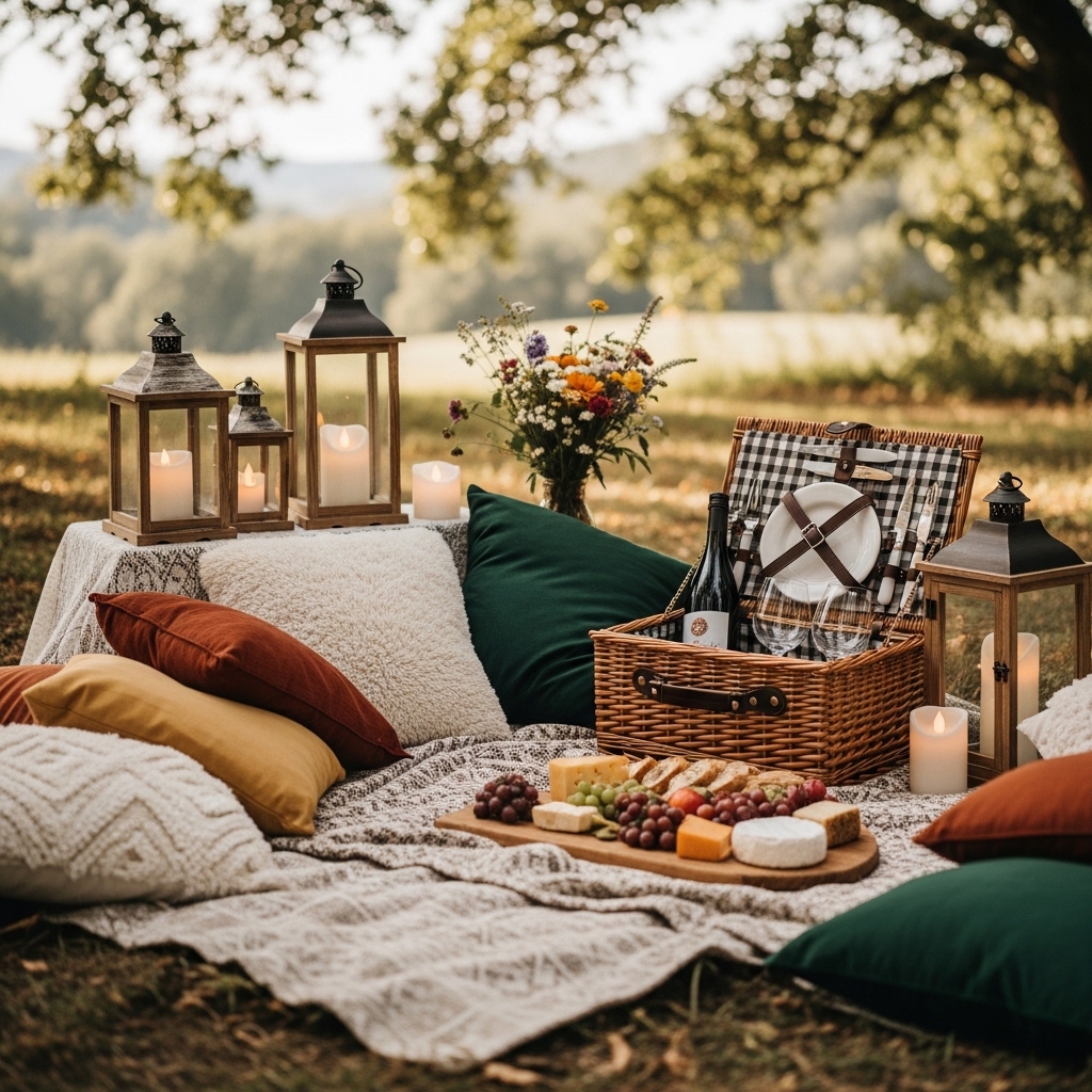 8. Romantic Outdoor Setup