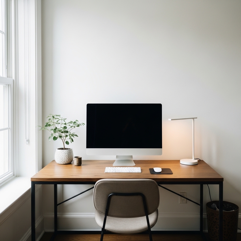 1. Minimalist Desk Setup