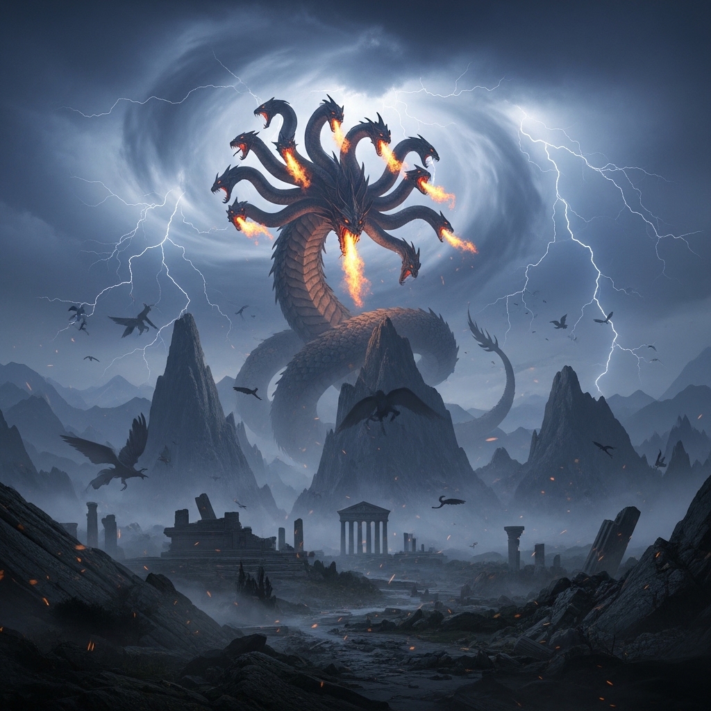 1. Typhon is the Father of All Monsters