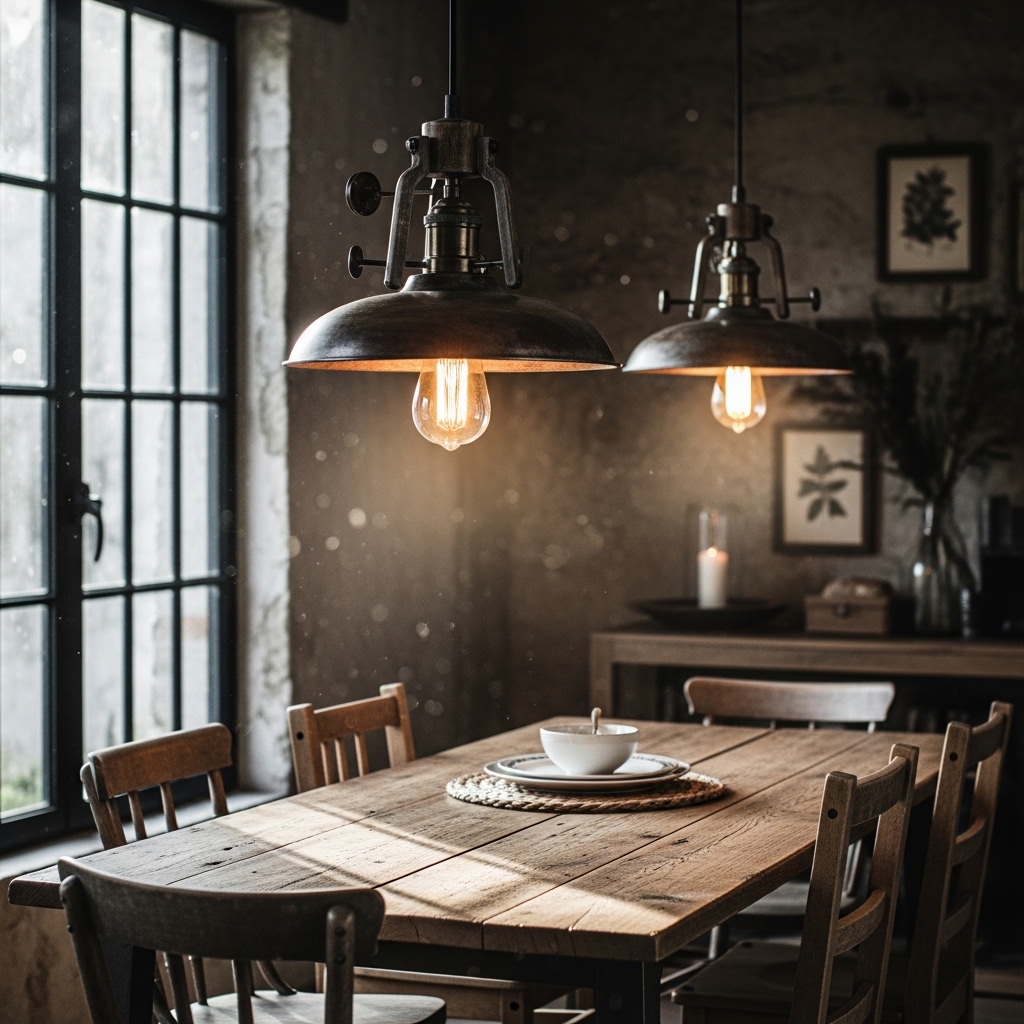 9. Rustic Lighting Fixtures