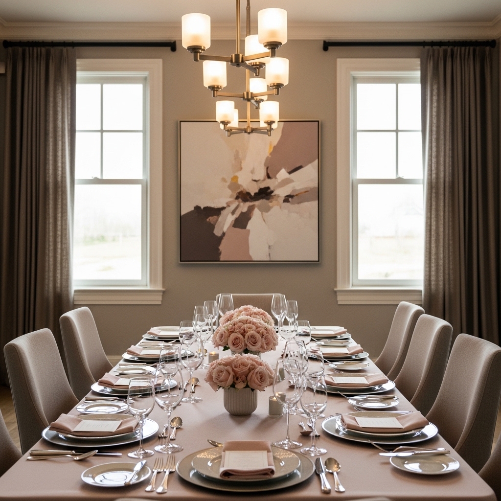 6. Warm Taupe and Soft Blush