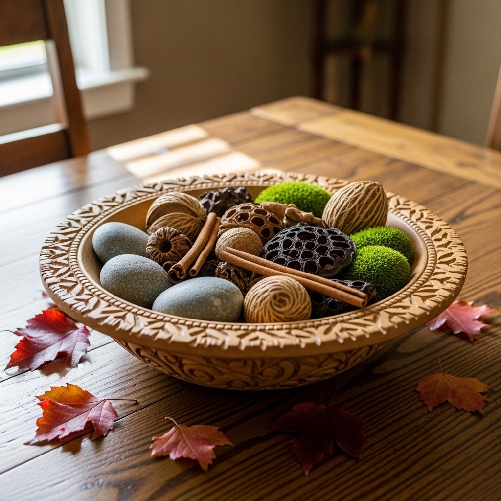 6. Wooden Decorative Bowls