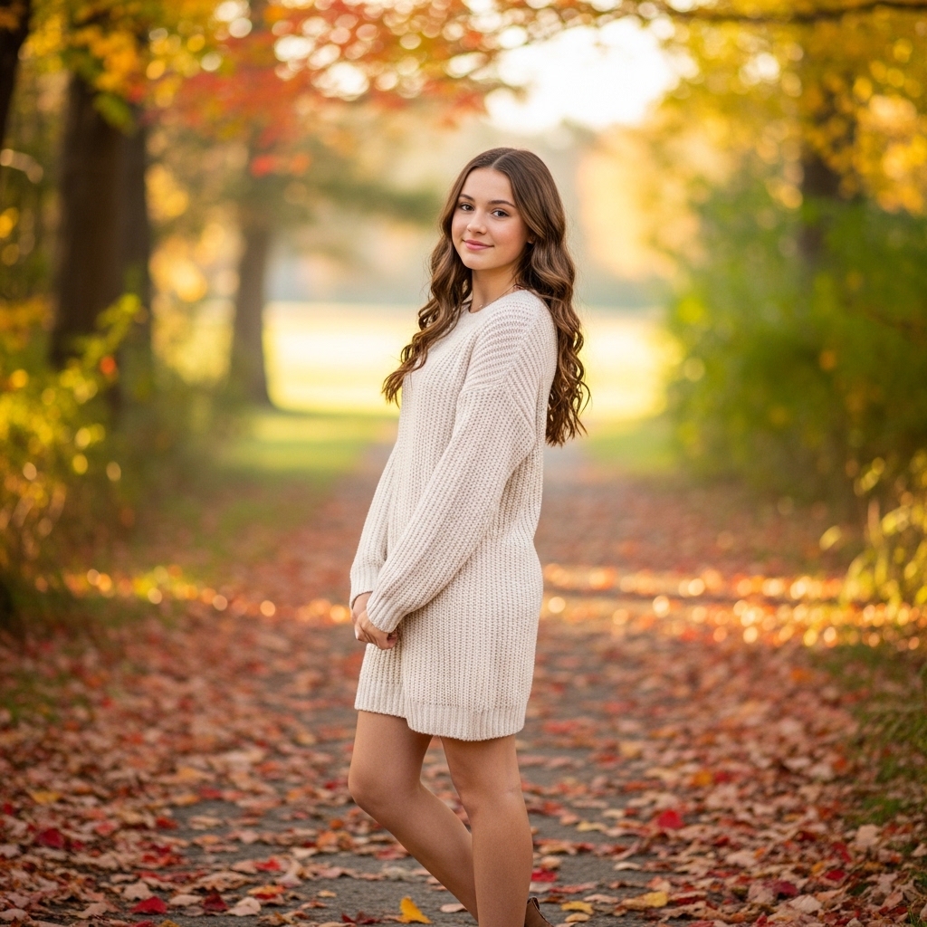 4. Chunky Knit Sweater Dress