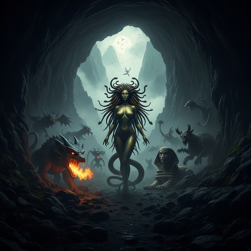 2. Echidna: The Mother of Monsters